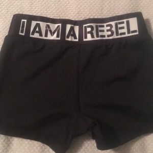 Rebel Athletic Girls compression/cheer shorts